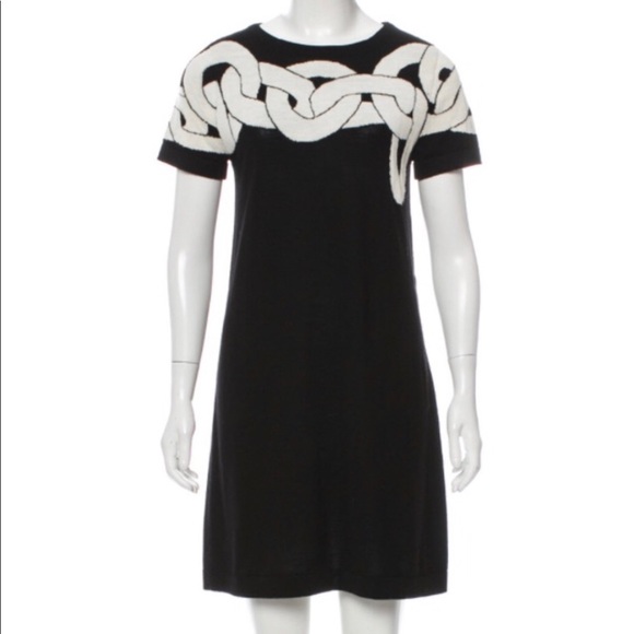 Diane Von Furstenberg Kivel Chain Sweater Dress - Picture 5 of 7